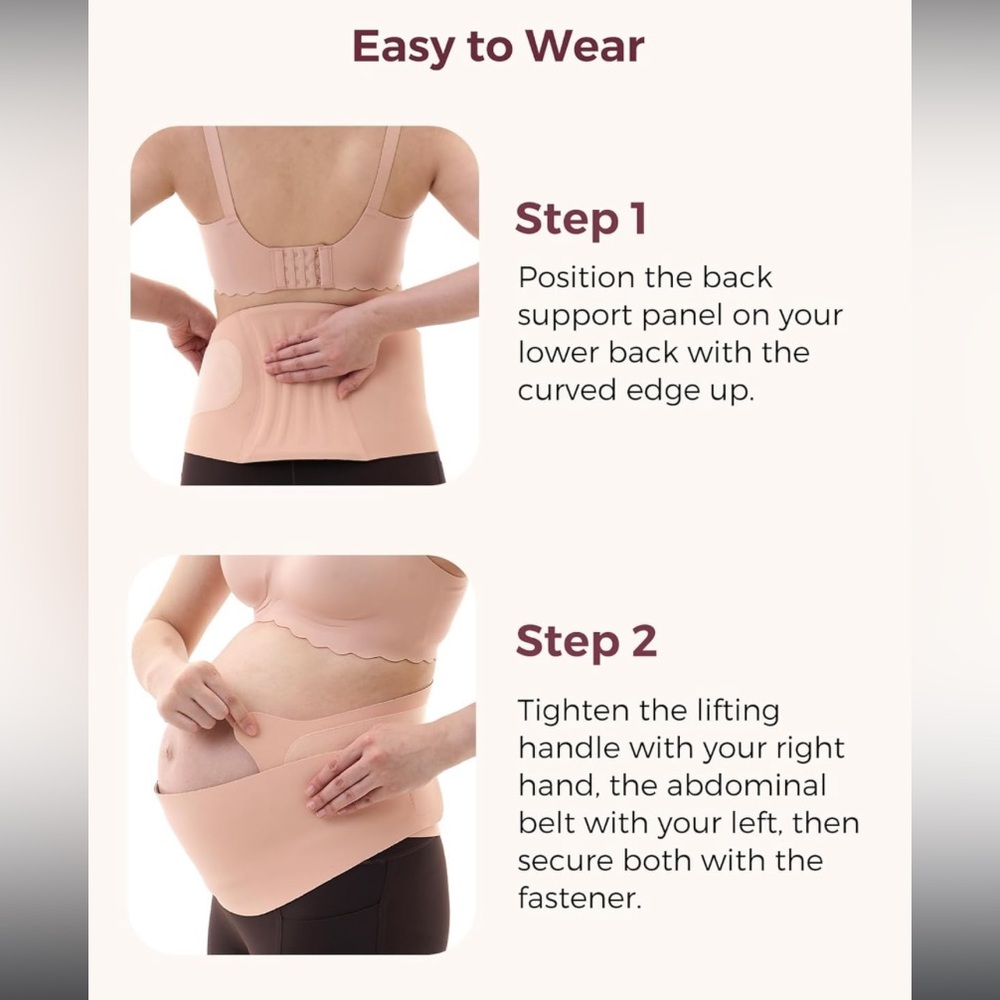 Momcozy Belly Band Pregnancy Maternity Support Belt - XL - Picture 7 of 9